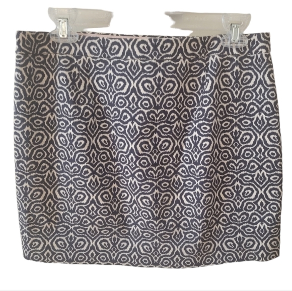 J. Crew Stretch Print Mini Skirt Size 4 - Picture 3 of 4